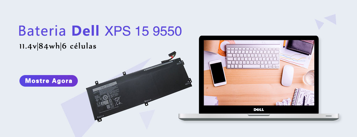 Substituição da bateria do Dell xps 15 9550