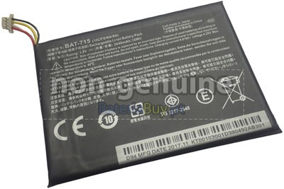 2640mAh Acer Iconia Tab B1-A71 8GB Battery Portugal