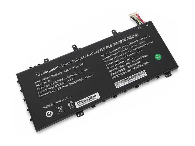 Battery for AolsteCell AEC677475-3S1P