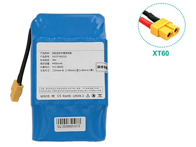 Battery for AolsteCell 10S2P MSE20 36V 4400mah  XT60