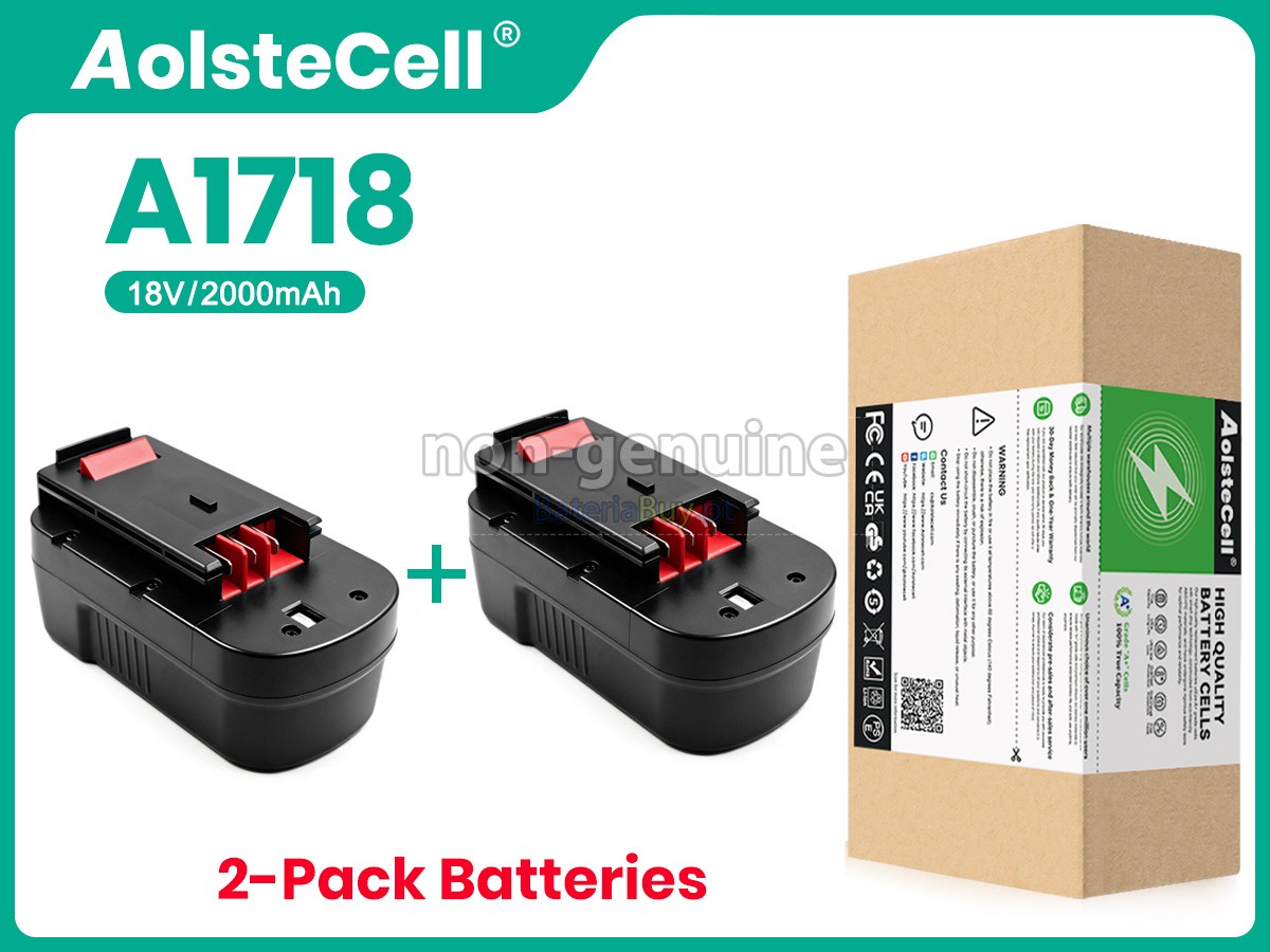 Bateria para Black Decker 18V A1718
