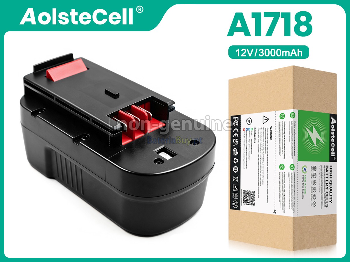 Bateria para Black Decker 18V A1718