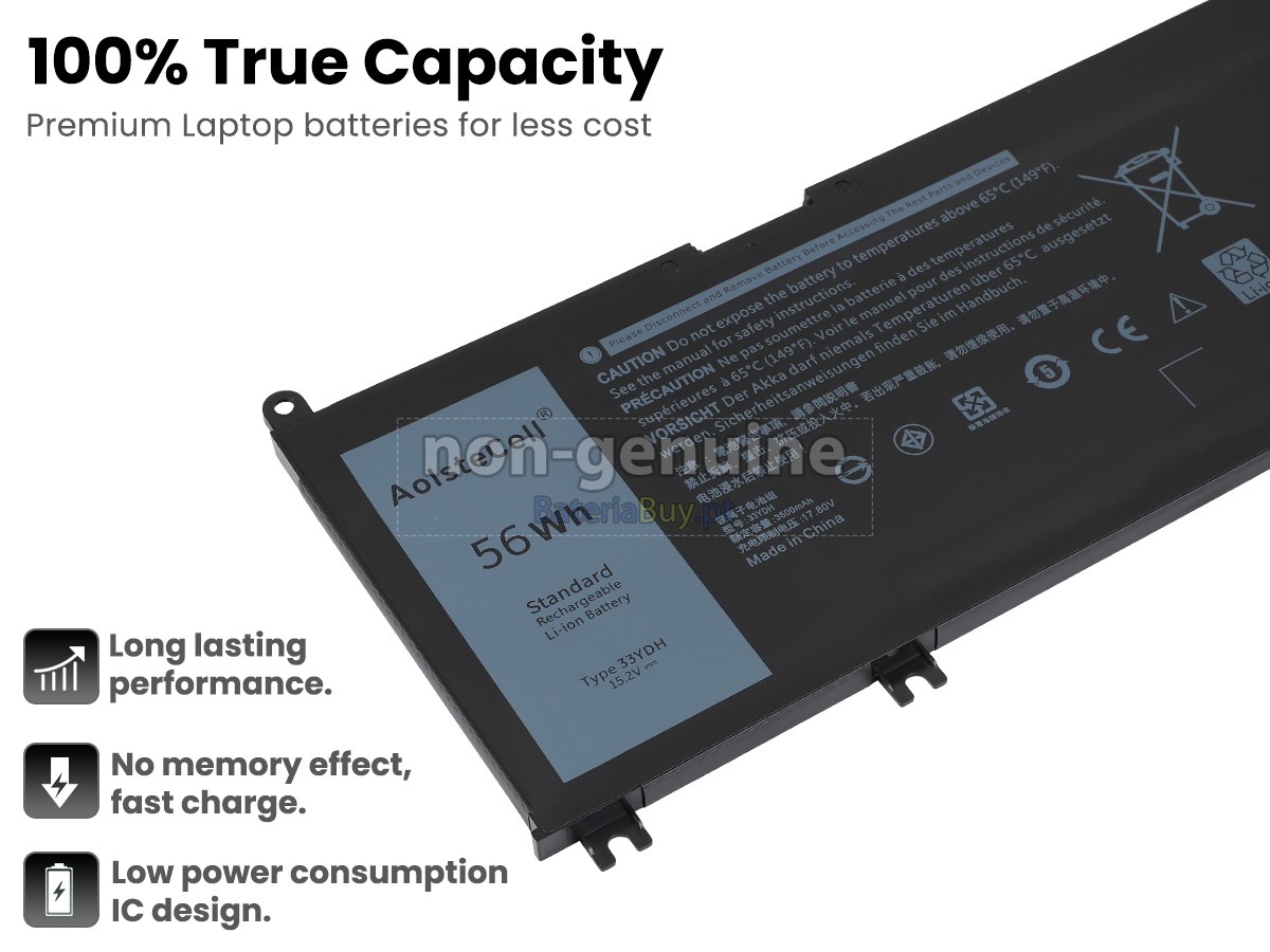 replacement Dell Inspiron 15-7577 battery