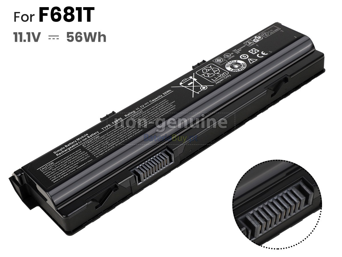replacement Dell F3J9T battery