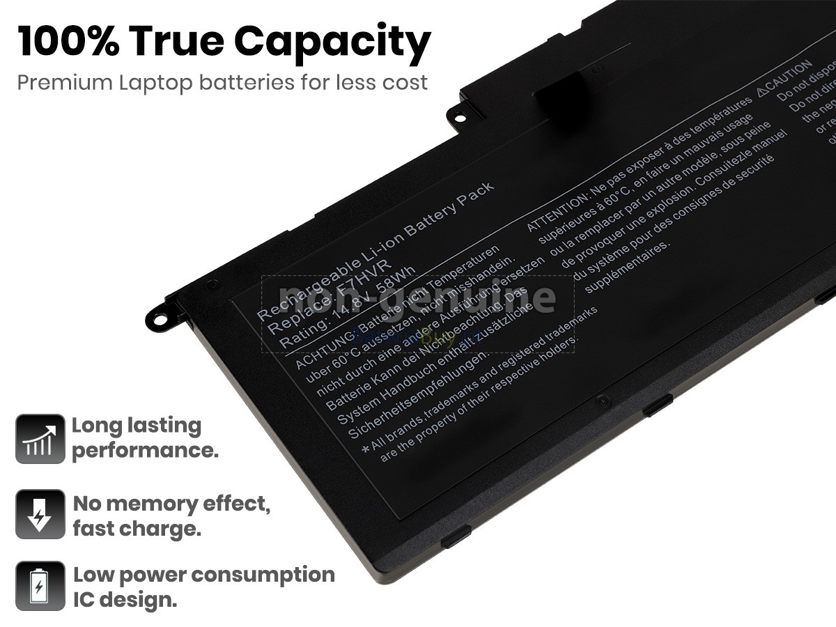 replacement Dell Inspiron 15-N7737 battery
