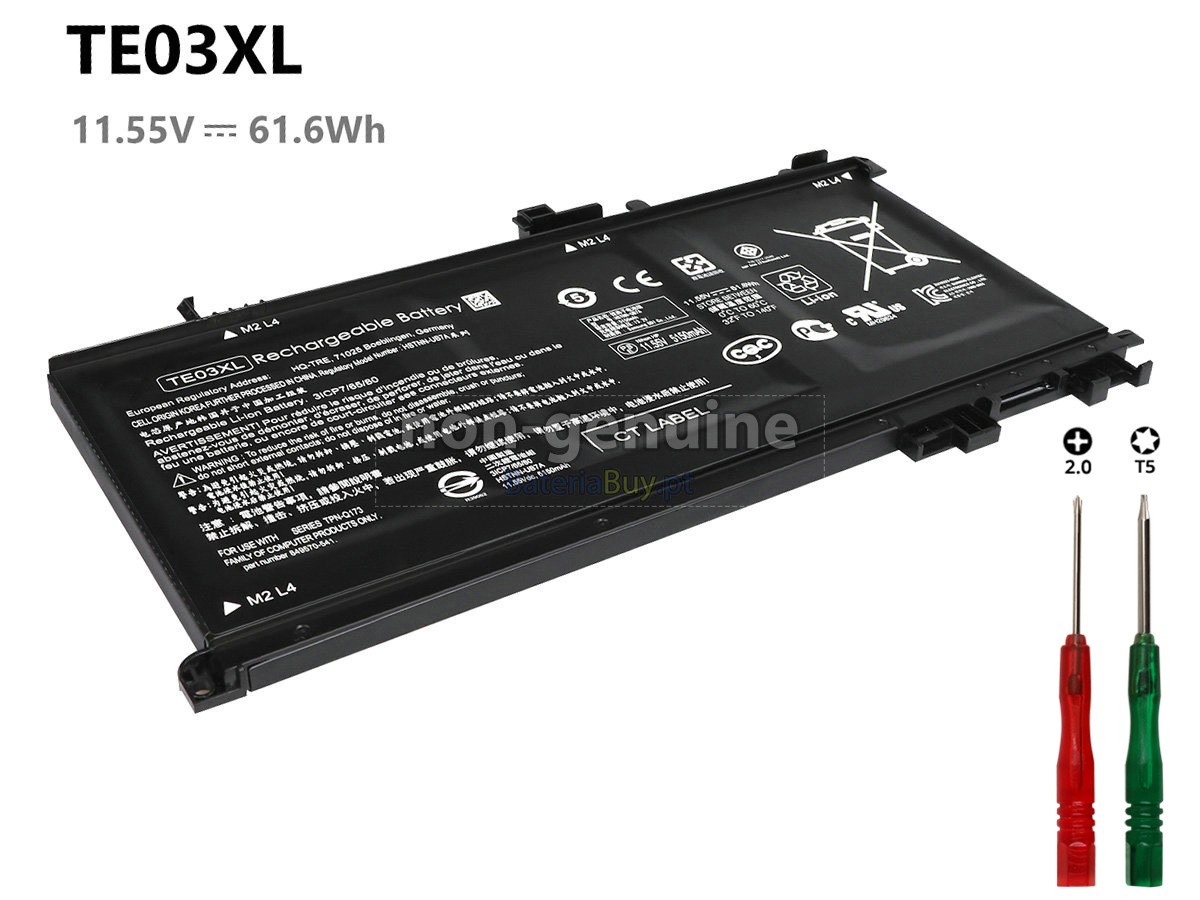 replacement HP Omen 15-AX002NP battery