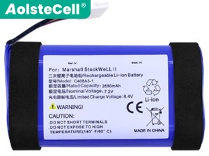 Battery for Marshall stockwell II C406A3-1