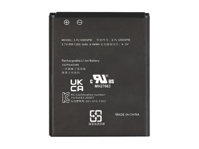 Battery for Texas Instruments 3.7L1200SPA