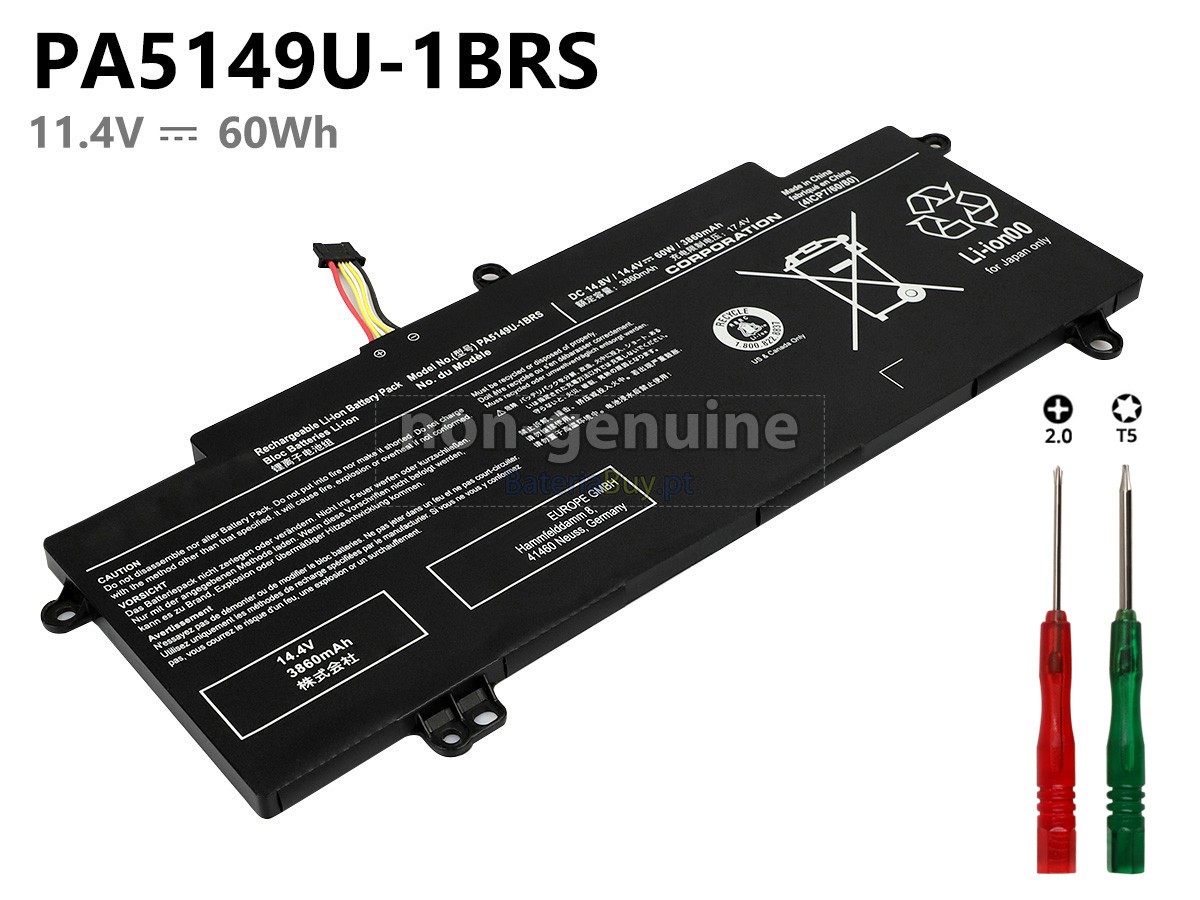 replacement Toshiba PA5149U-1BRS battery